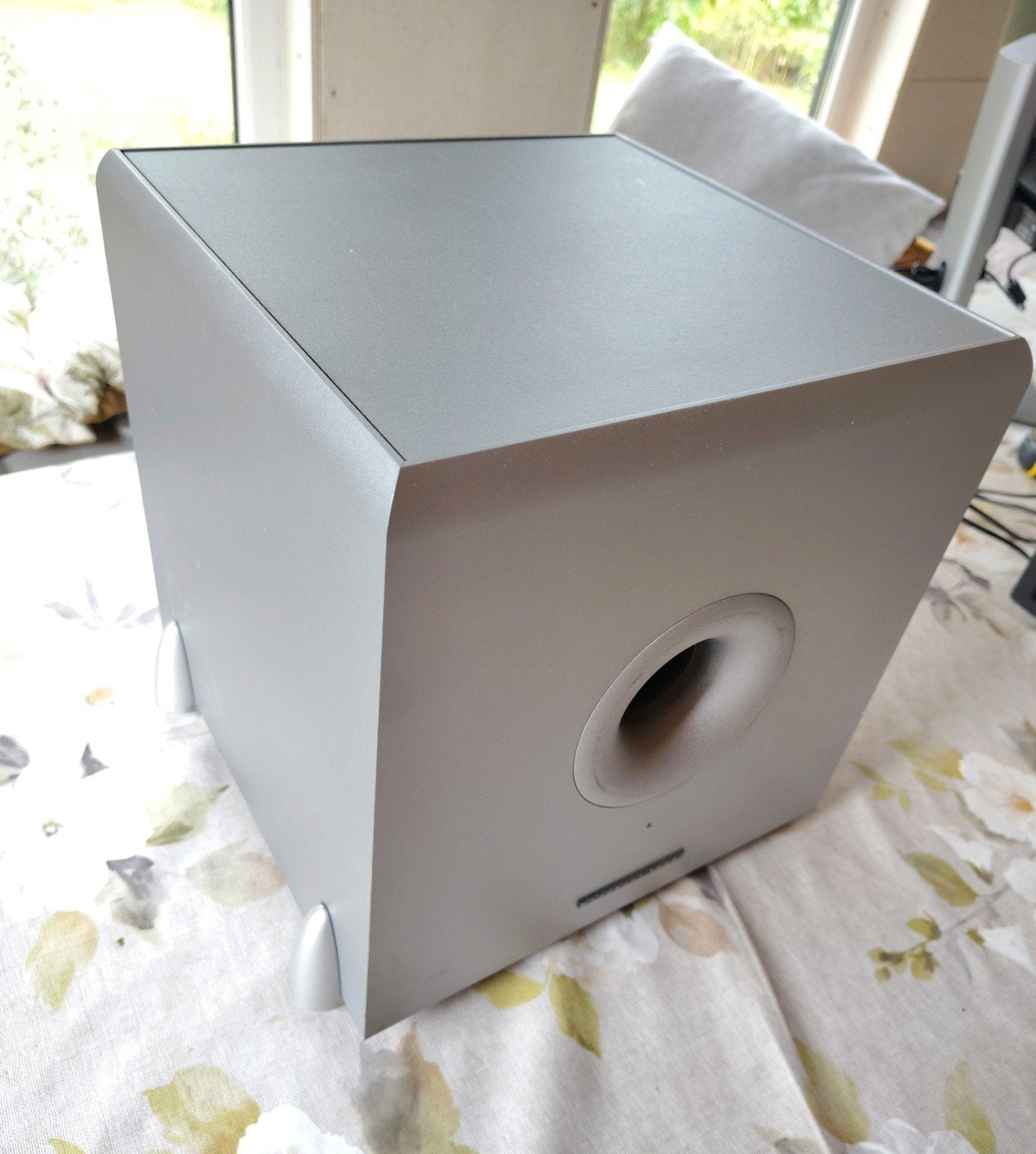 Subwoofer Mordaunt Short MS308 grijs 250W, Audio, Tv en Foto, Luidsprekers, Gebruikt, Subwoofer, 150 watt of meer, Mordaunt Short
