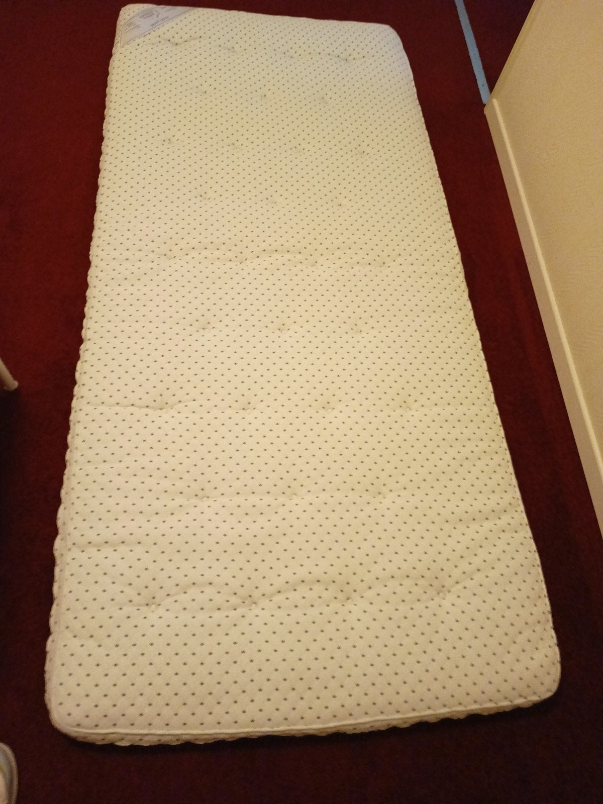 Topper matras 200x90x2,5cm - Eenpersoons, Ophalen, Gebruikt, 90 cm, Eenpersoons