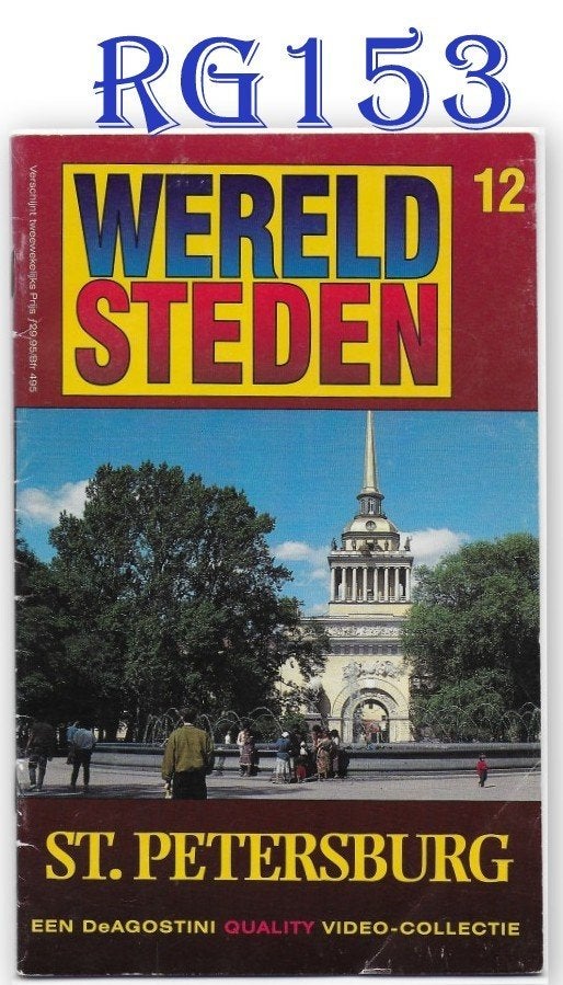 RG153 Reisgids wereld steden deel 12: St Petersburg, Boeken, Overige merken, Europa, Ophalen of Verzenden, Zo goed als nieuw