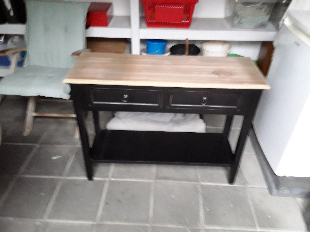 Sidetable, Huis en Inrichting, Gebruikt, 100 tot 150 cm, Ophalen of Verzenden, Overige houtsoorten