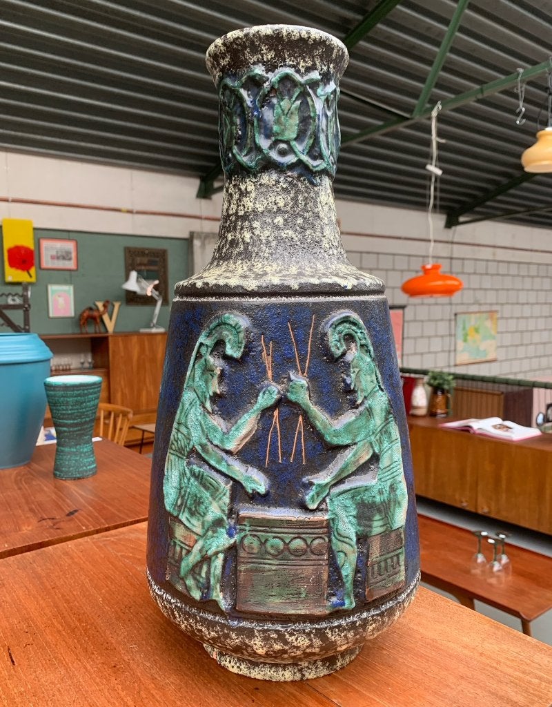 Keramiek Duitse lampvoet Gerhards - vintage retro, Ophalen, Gebruikt, Onbekend, Onbekend
