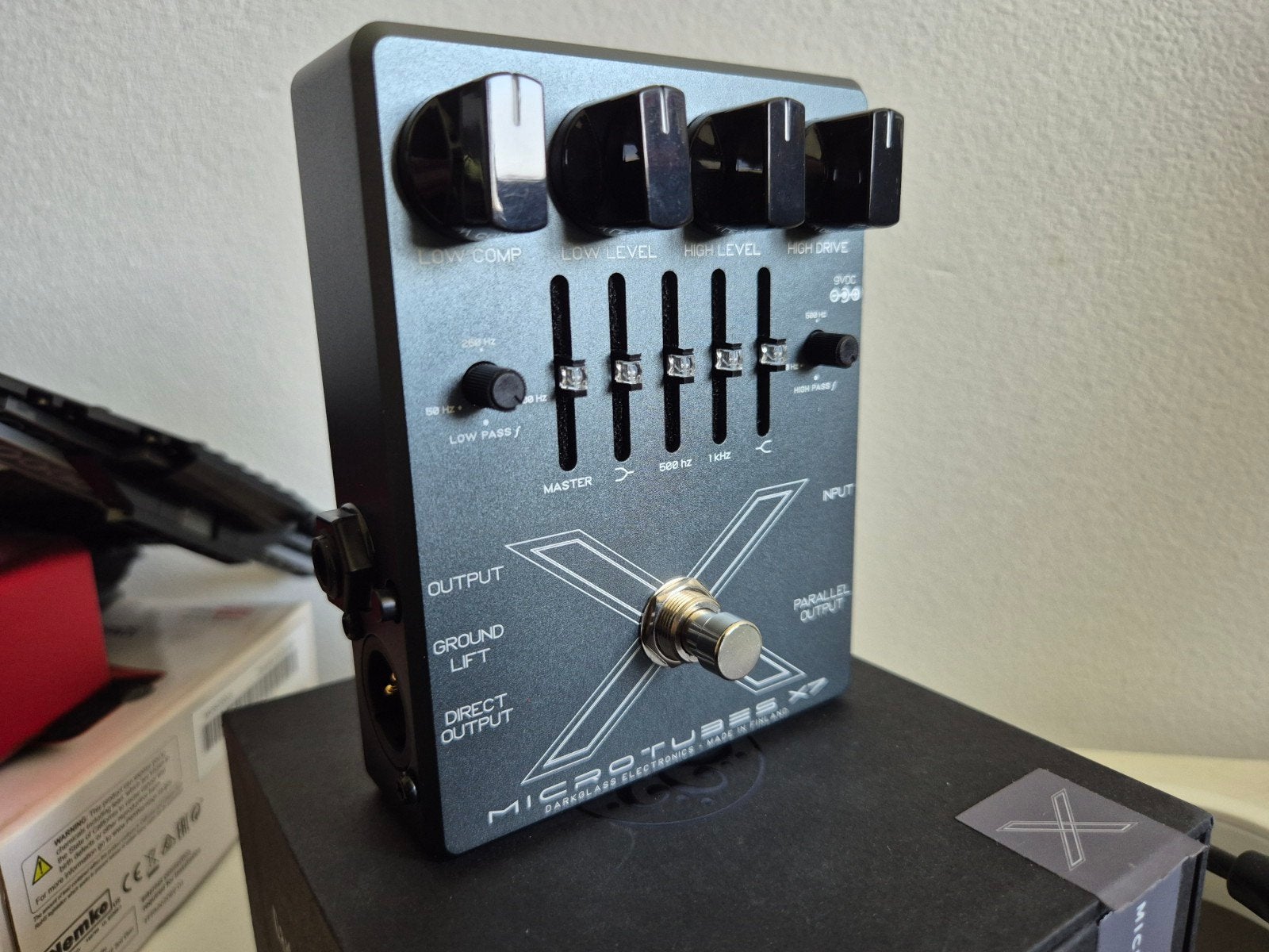 Darkglass Microtubes X7 te koop!, Muziek en Instrumenten, Effecten, Ophalen of Verzenden, Zo goed als nieuw, Distortion, Overdrive of Fuzz