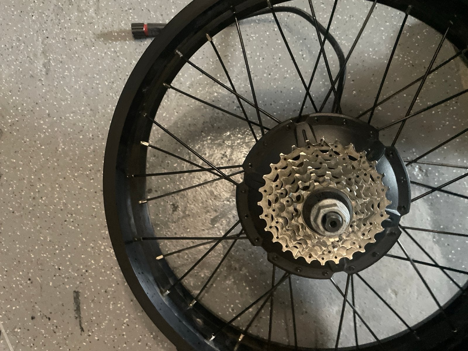 [TE RUIL VOOR 750WATT] 20x4.0 Bafang 1000w Motor kit, Gebruikt, Motor, Aluminium, Ophalen