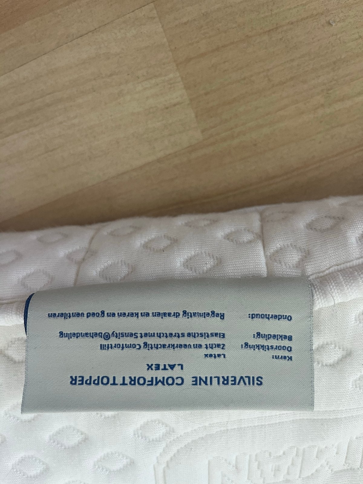 Latex topper 200x180 - Pullman Silverline Comforttopper, Ophalen, Gebruikt, Tweepersoons, Matras