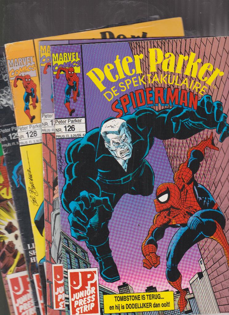 Peter Parker 124-125-126-127-128-129., Eén stripboek, Verzenden