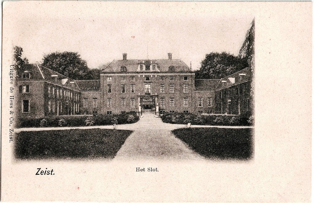 Zeist het Slot, ongelopen kaart voor 1906, richtprijs 4,50,, Verzenden, Voor 1920, Ongelopen, Utrecht