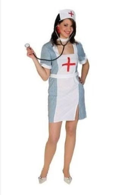 Leuke Verpleegster outfit mt 40, Maat 38/40 (M), Carnaval, Nieuw, Ophalen of Verzenden