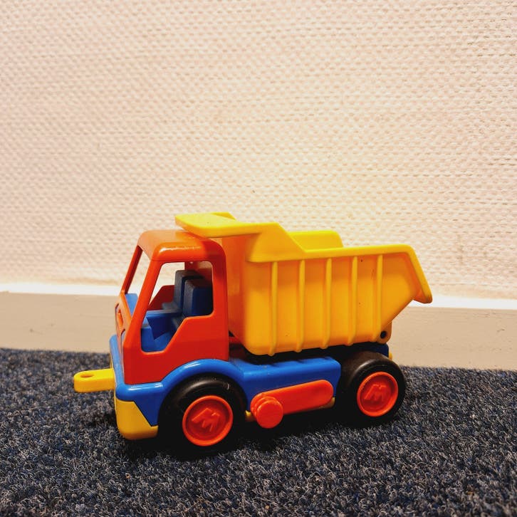 Wader Kiepwagen / Vrachtwagen (Gekleurd)