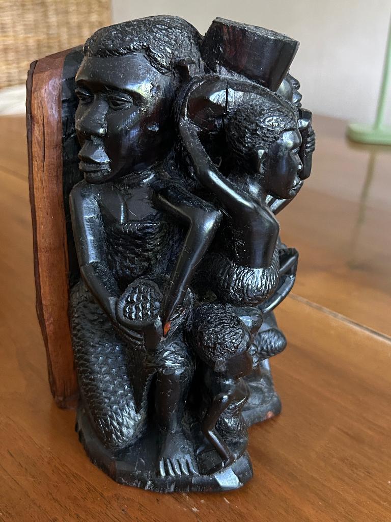 Hardhouten levensboom laag, Antiek en Kunst, Ophalen of Verzenden, Handgemaakt, Hout, Overige stijlen