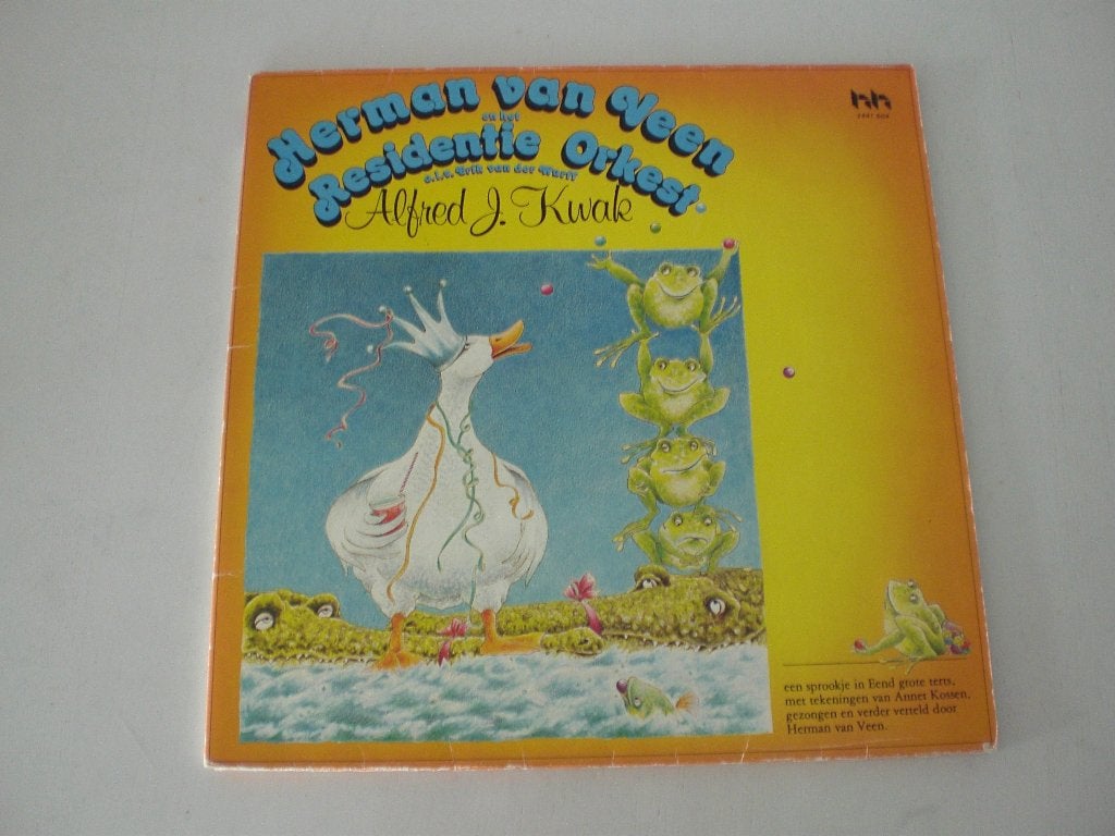 LP Herman van Veen - Alfred J. Kwak, Ophalen of Verzenden, Gebruikt, Verhaal of Sprookje