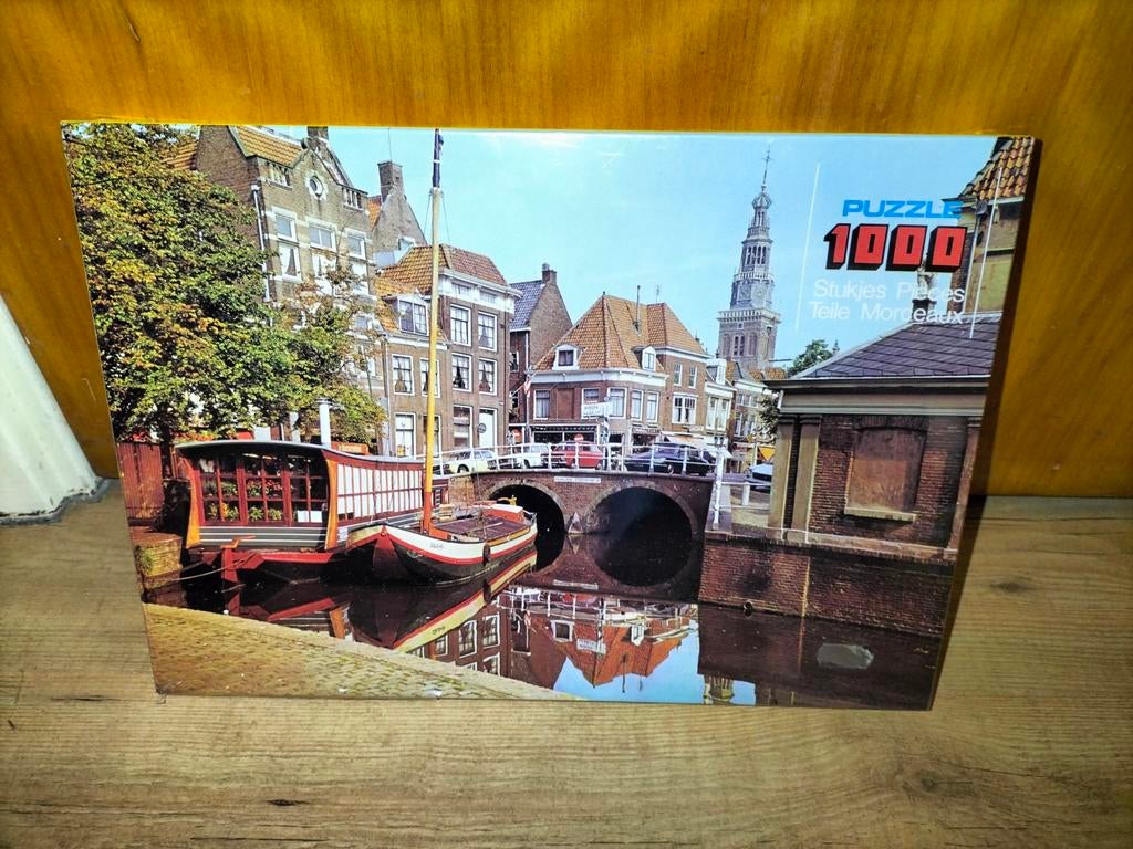 Nieuwe vintage legpuzzel 1000 stukjes, Alkmaar NH, €10,-, Ophalen of Verzenden, 500 t/m 1500 stukjes, Nieuw, Legpuzzel