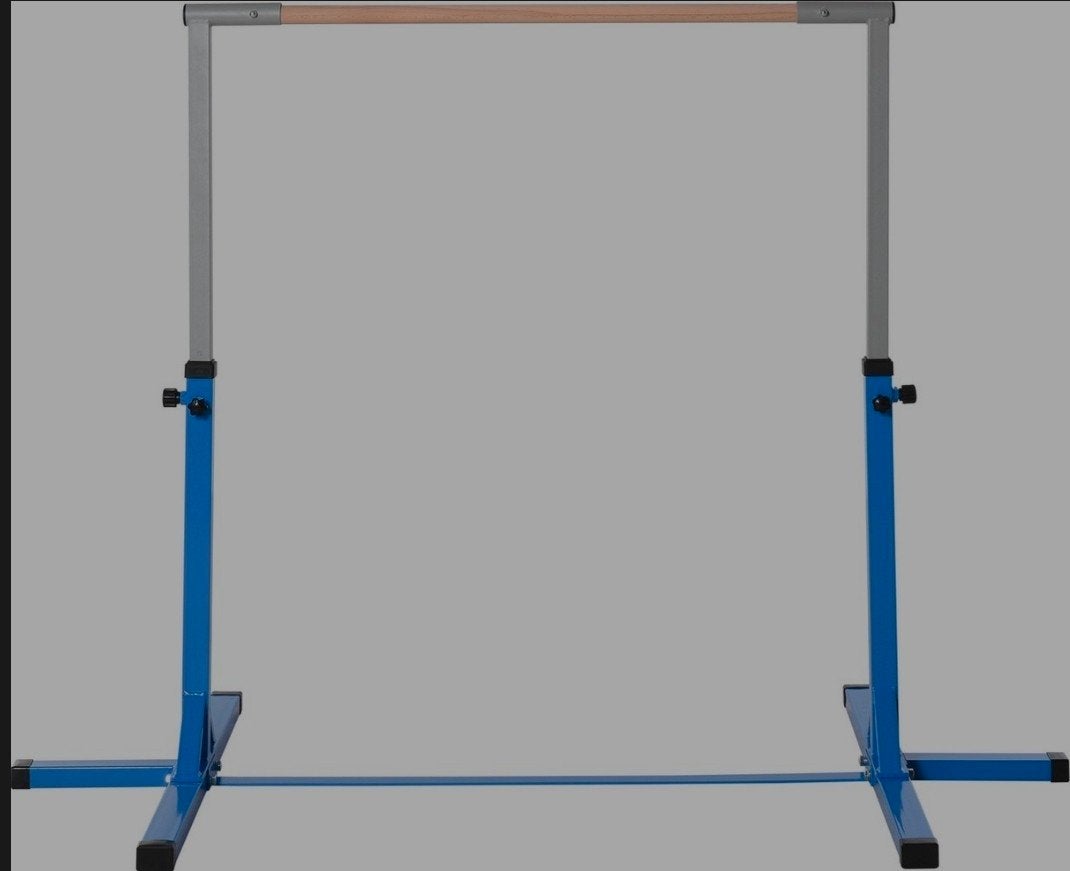 Gymnastiekbar verstelbaar 90-150cm met stabilisatiezakken, Sport en Fitness, Turnen, Ophalen