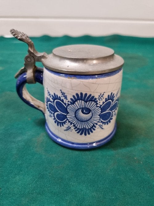 bierpul mini delfts blauw aardewerk vintage, Ophalen of Verzenden, 'T Olde Gre-j, Info@toldegrej.nl, Endepoelstraat 20f Didam