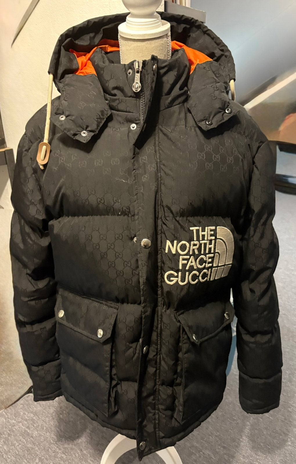 Heren winterjas, Ophalen, Zo goed als nieuw, Maat 56/58 (XL), Zwart