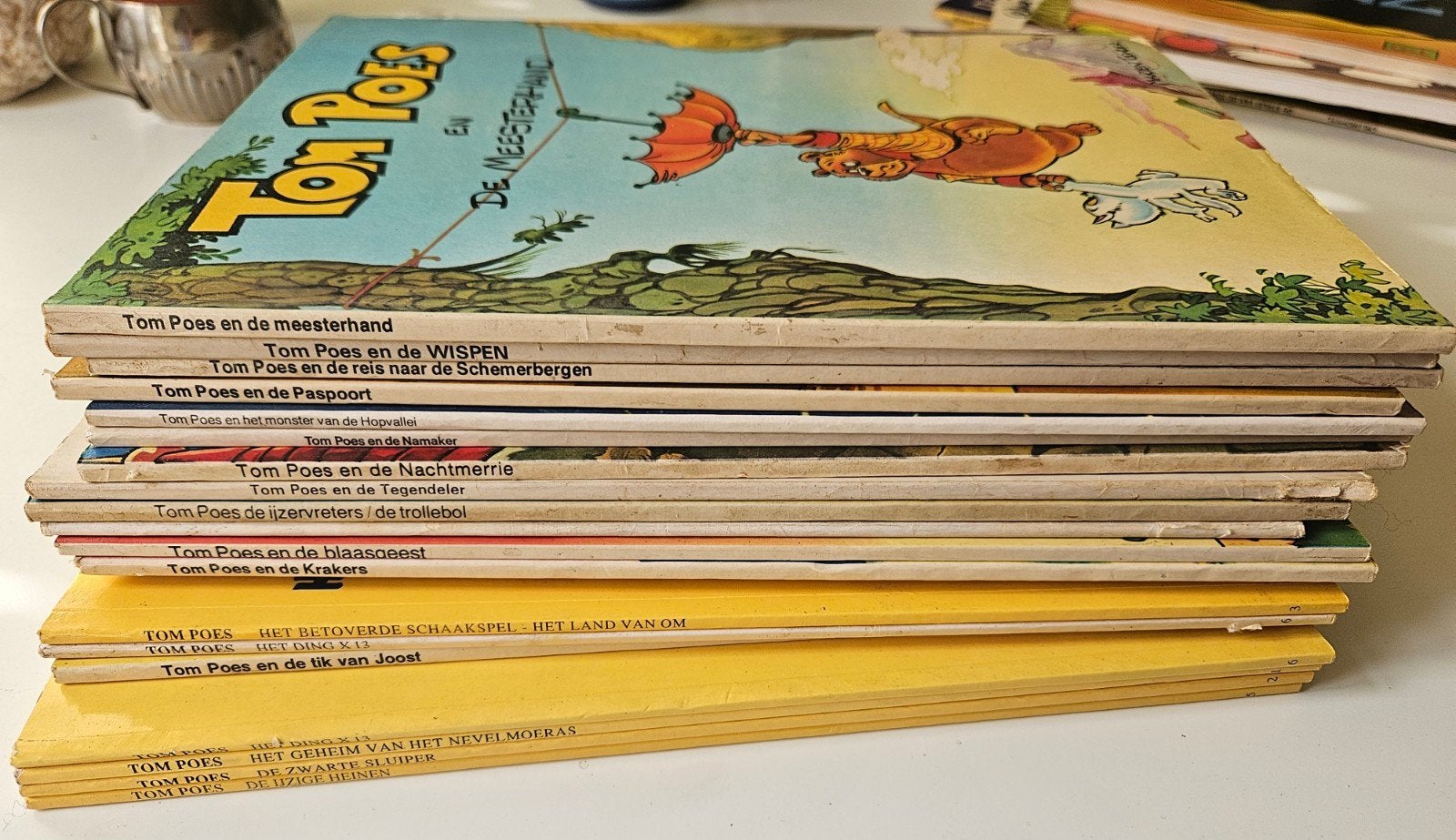 20 stuks Tom Poes stripboeken, Meerdere stripboeken, Ophalen of Verzenden, Gelezen