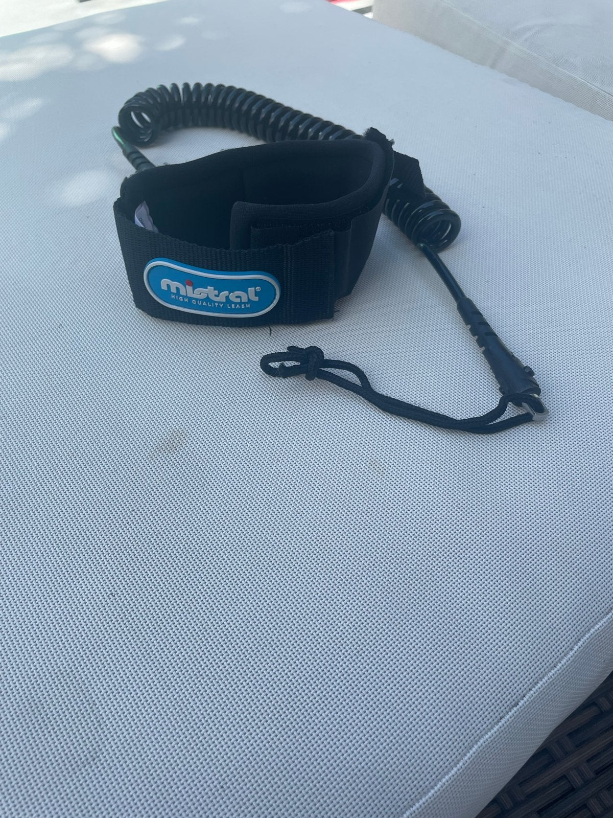 Mistral SUP Leash - Zwart, Zo goed als nieuw, Watersport en Boten, Suppen, Ophalen of Verzenden, Zo goed als nieuw, SUP-accessoire