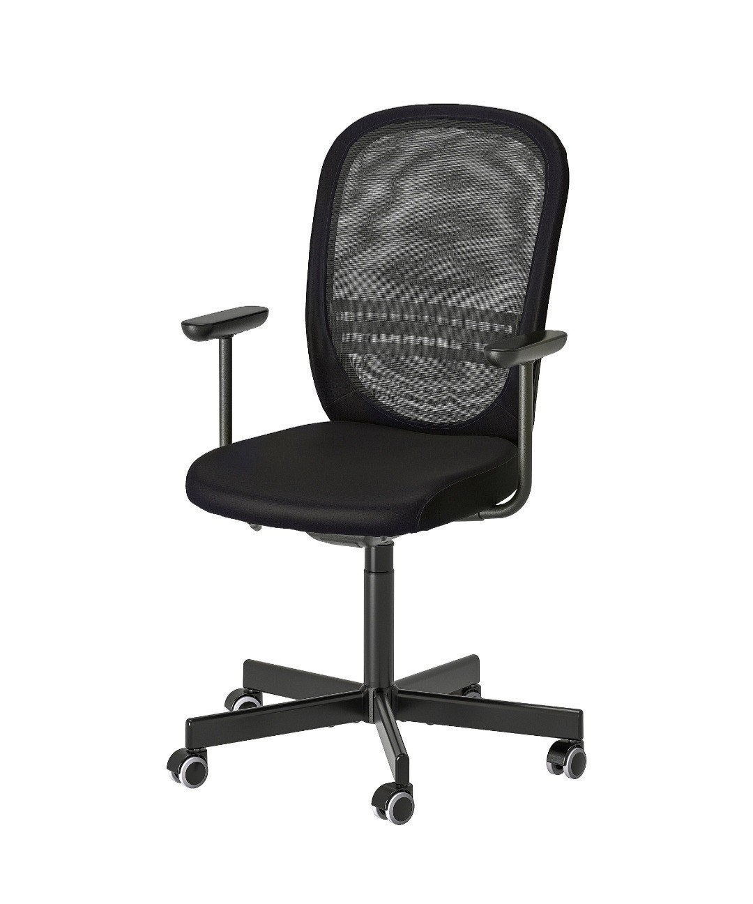 Ikea Flintan bureaustoel - Zwart/grijs, Ophalen, Gebruikt, Grijs, Bureaustoel