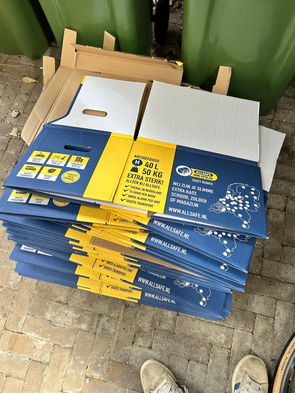 Verhuisdozen ca. 43 stuks, Doe-het-zelf en Verbouw, Kratten en Dozen, Ophalen, Gebruikt, Doos
