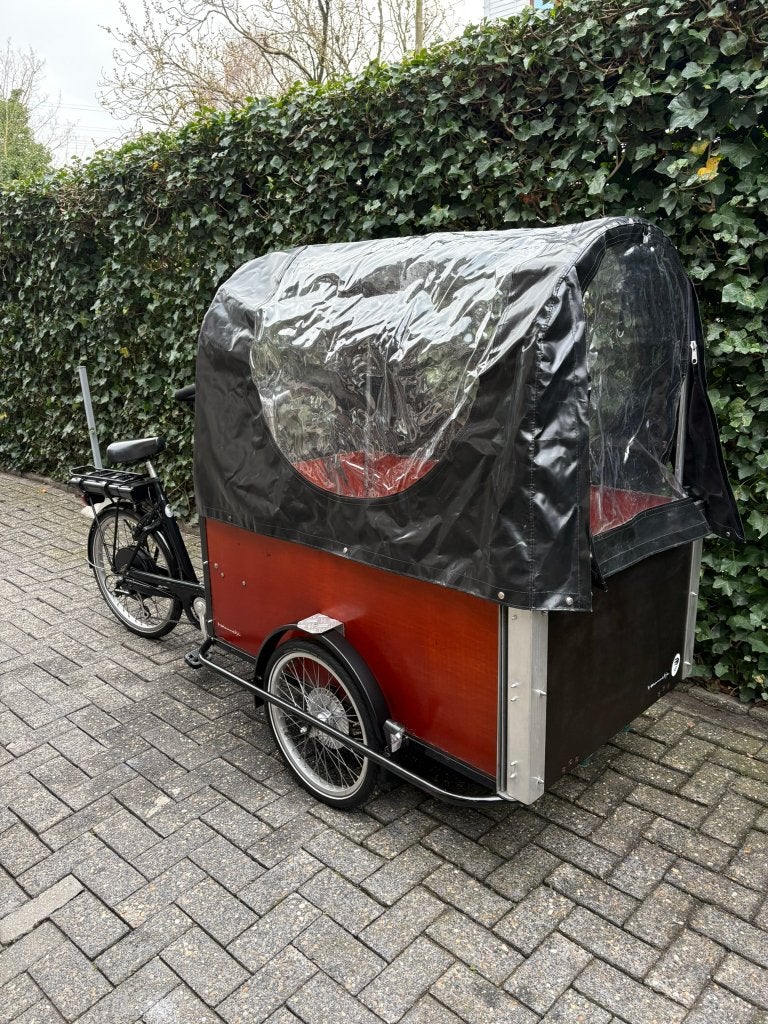 rolstoel - bakfiets t'mannetje XXL krachtige motor+garantie, Ophalen, Zo goed als nieuw, Overige merken, Huif