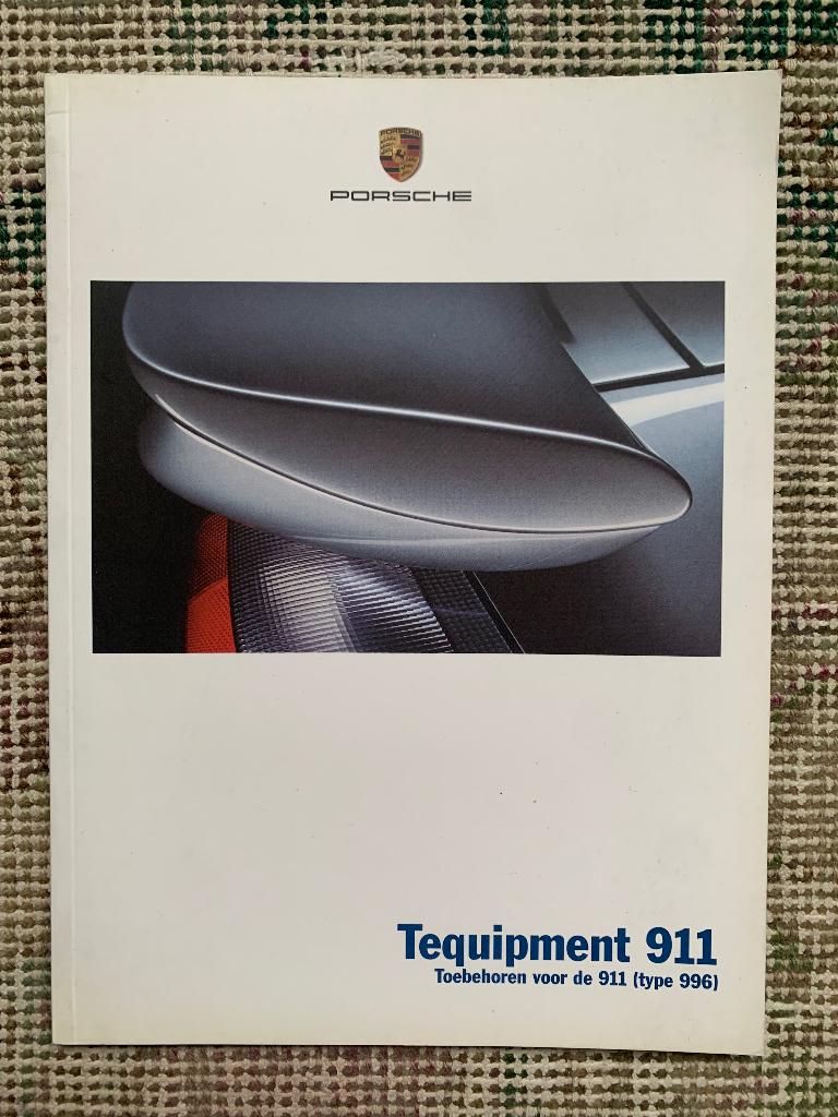 Brochure Porsche 911 996 Tequipment 2002 Nederlandstalig, Porsche, Nieuw, Ophalen of Verzenden, Porsche