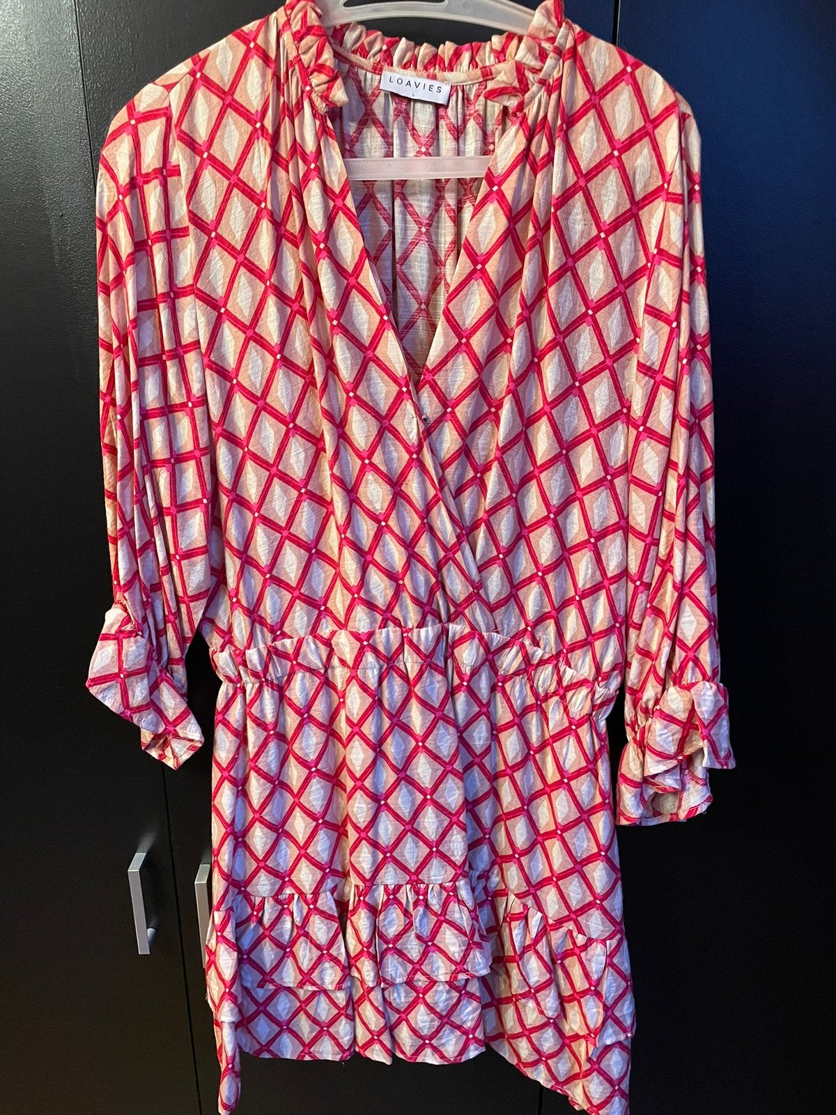 Jurkje Loavies, Kleding | Dames, Jurken, Maat 42/44 (L), Ophalen of Verzenden, Roze, Gedragen