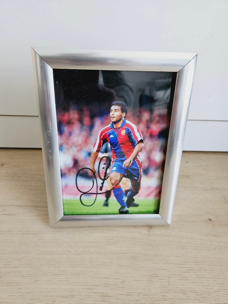 Romario foto met handtekening, Ophalen of Verzenden, Zo goed als nieuw, Buitenlandse clubs, Spelerskaart