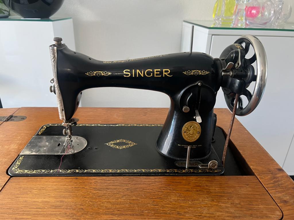 Originele singer trapnaaimachine uit 1938-werkend, Ophalen of Verzenden