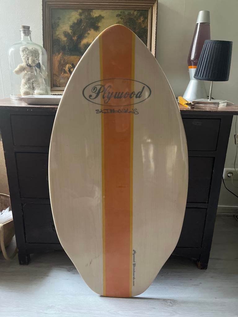 Plywood Skimboard, Watersport en Boten, Golfsurfen, Ophalen, Gebruikt, Overige typen