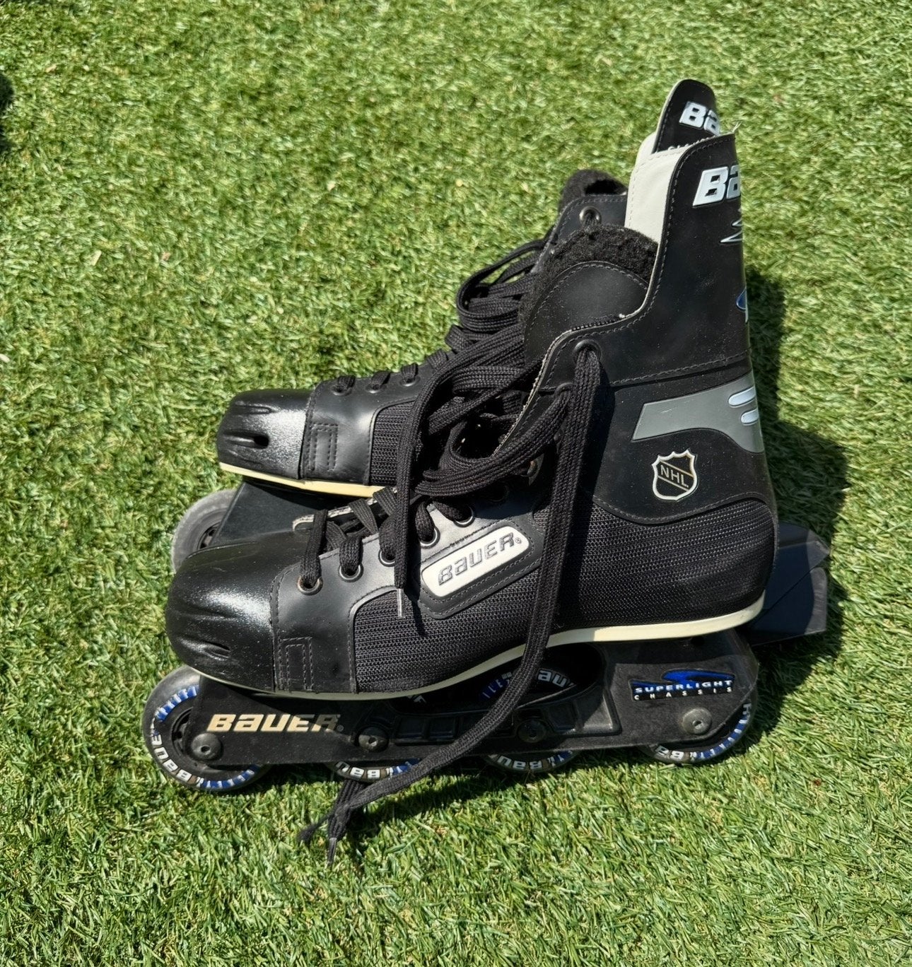 Bauer inline skates (maat 42), Ophalen, Gebruikt