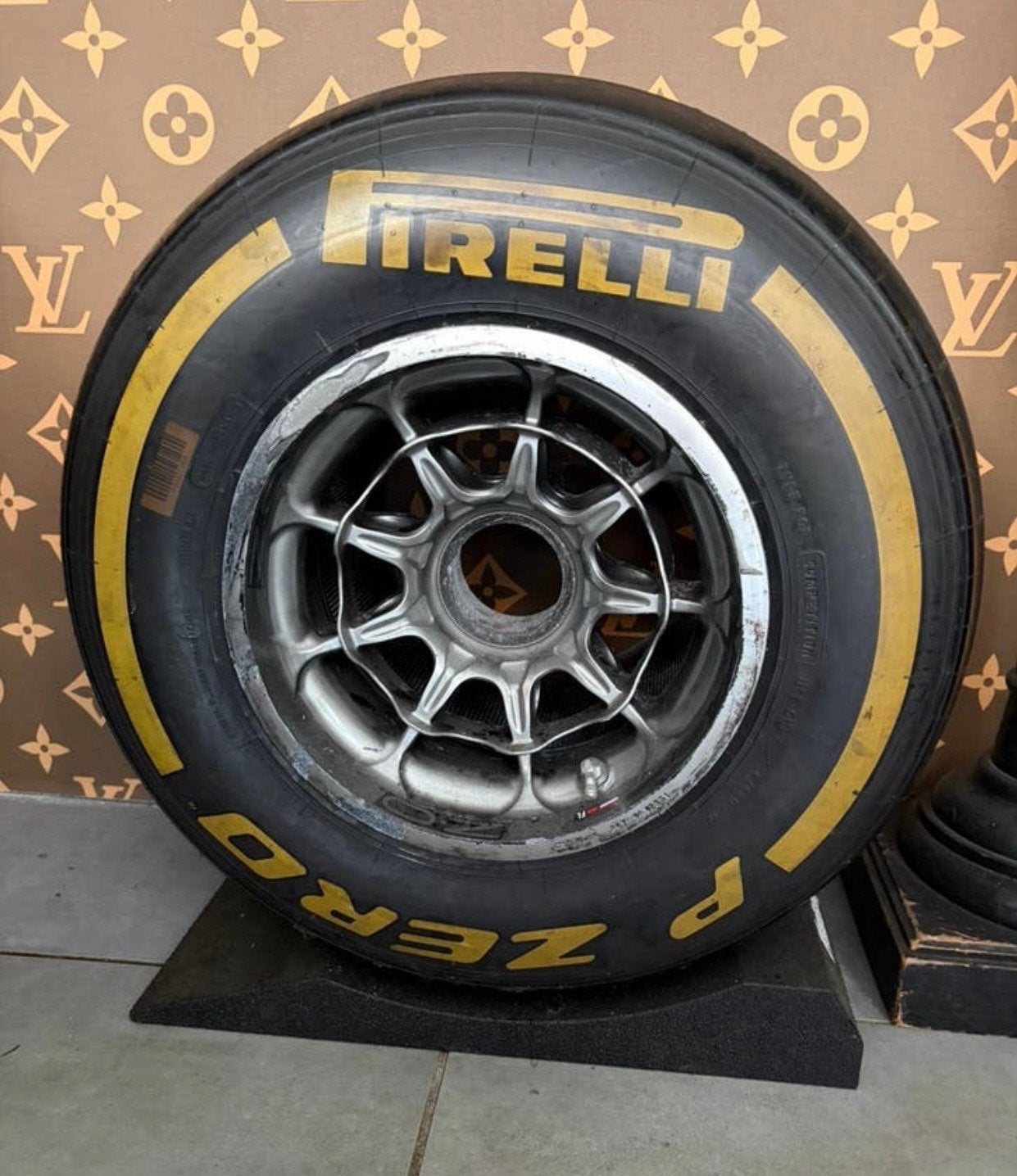 F1 Pirelli P Zero band en velg - Max Verstappen Red Bull, Ophalen, Gebruikt, Formule 1
