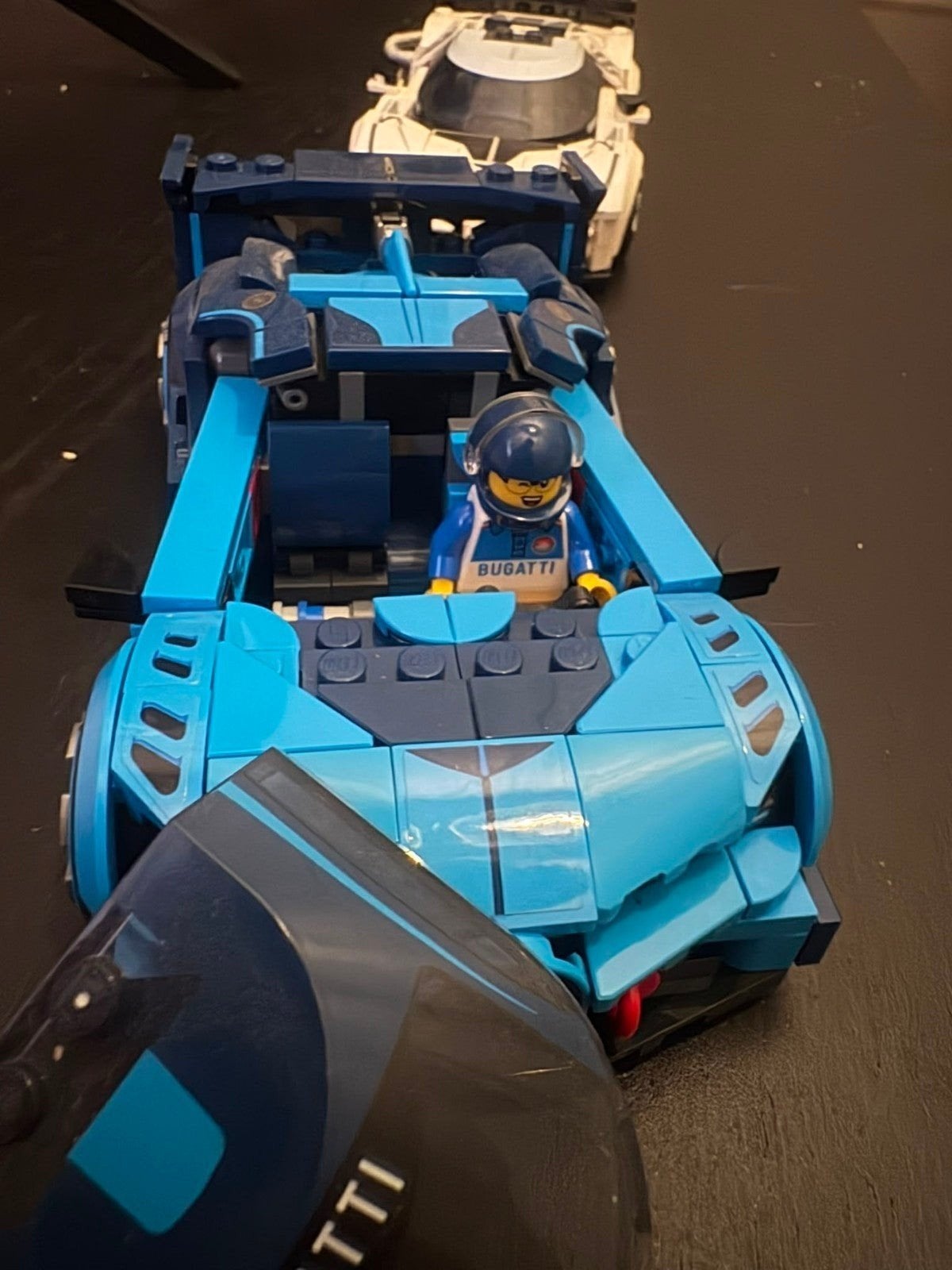 LEGO Speed Champions Bugatti Bolide (blauw en wit), Ophalen, Zo goed als nieuw, Overige merken