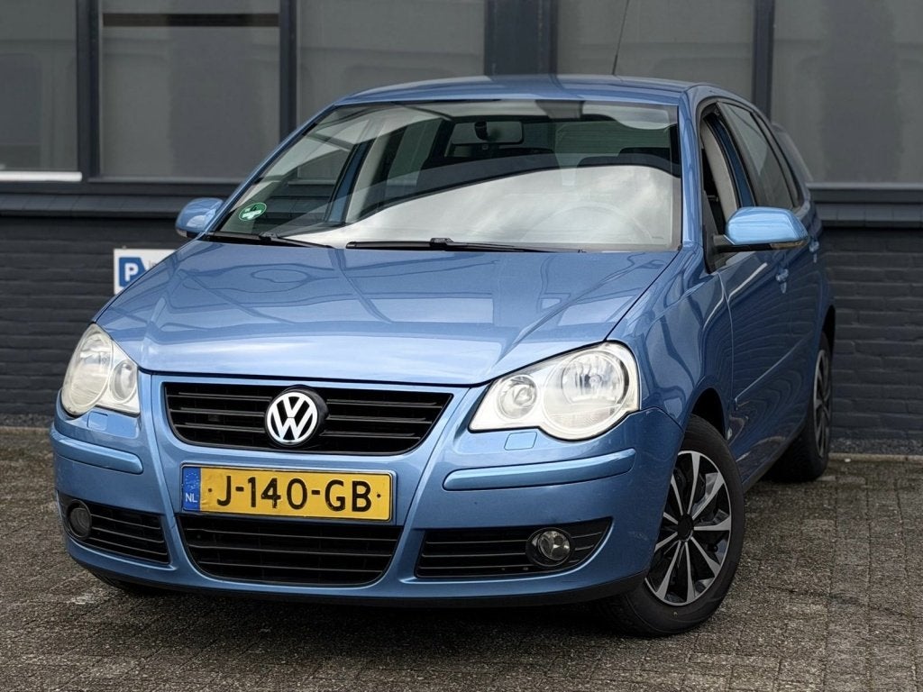 Volkswagen Polo 1.2-12V Optive |Airco |CruiseC |Nieuwe APK |, Auto's, Voorwielaandrijving, Startonderbreker, 540 kg, Blauw