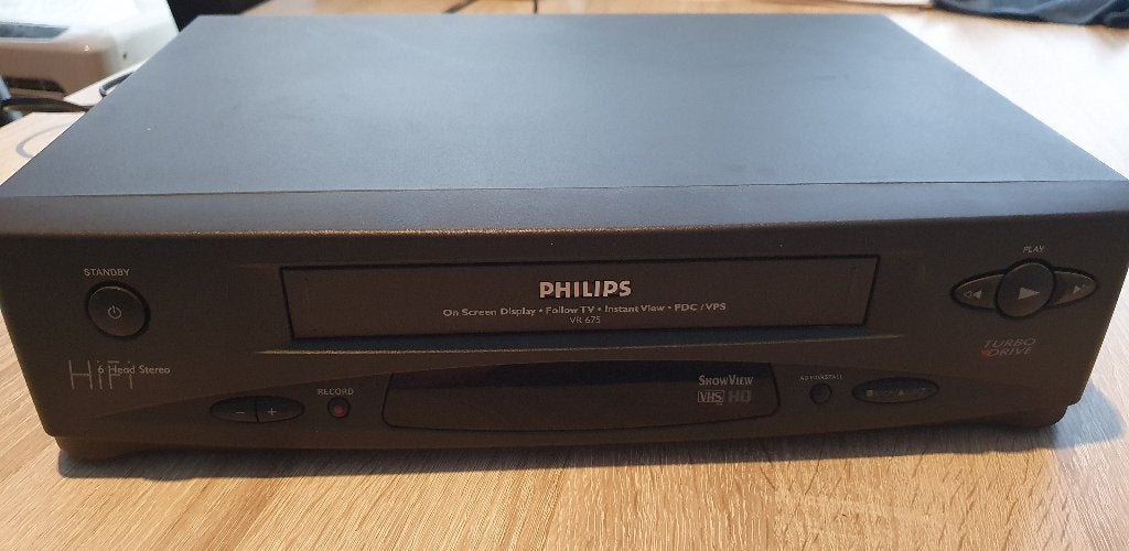 PHILIPS showview recorder, turbodrive, vintage, Audio, Tv en Foto, Videospelers, Ophalen, Zo goed als nieuw, VHS-speler of -recorder
