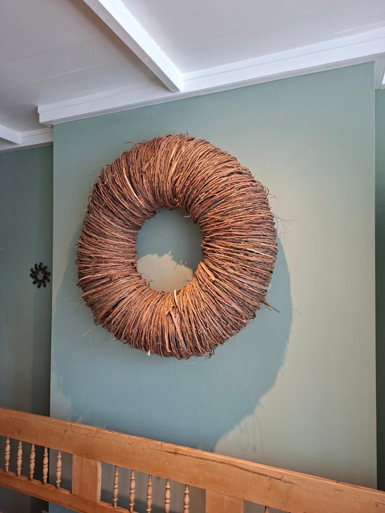 Mooie grote krans 85cm doorsnee, Huis en Inrichting, Woonaccessoires | Kransen, Ophalen