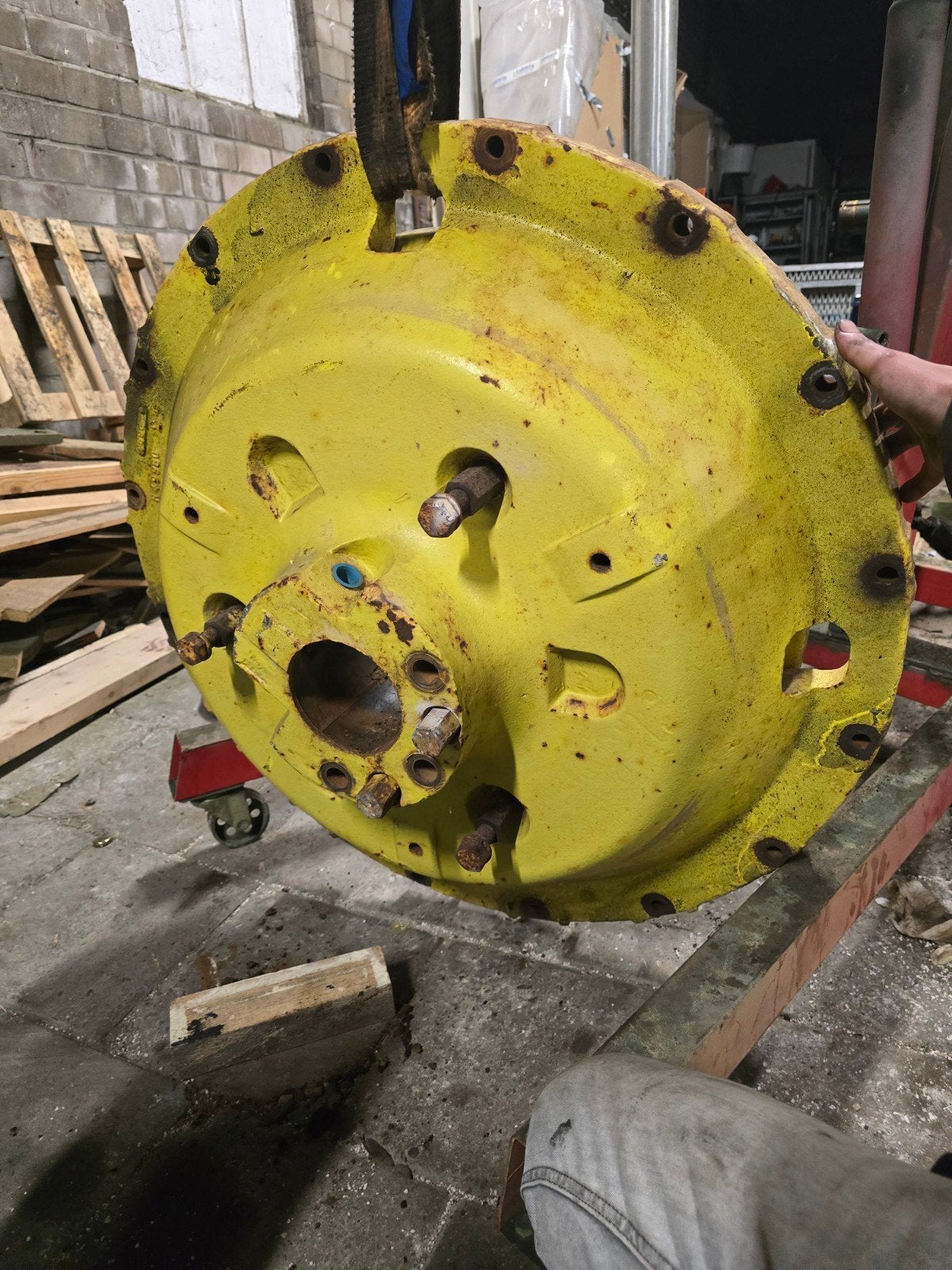 John deere Hartplaat met wielgewicht, Zakelijke goederen, Ophalen