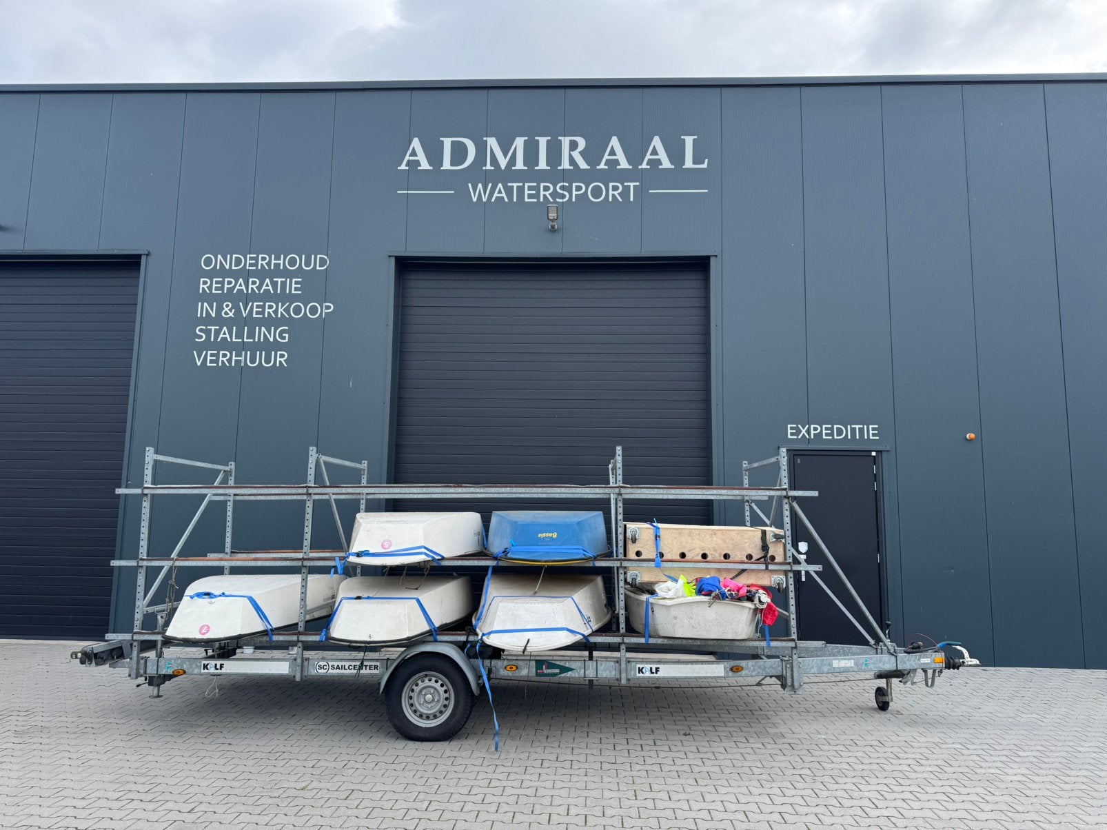 Kalf Boottrailer ( optimisten of voor kano’s ), Watersport en Boten, Boottrailers, Kalf, Info@admiraal-watersport.nl, Westrak 15