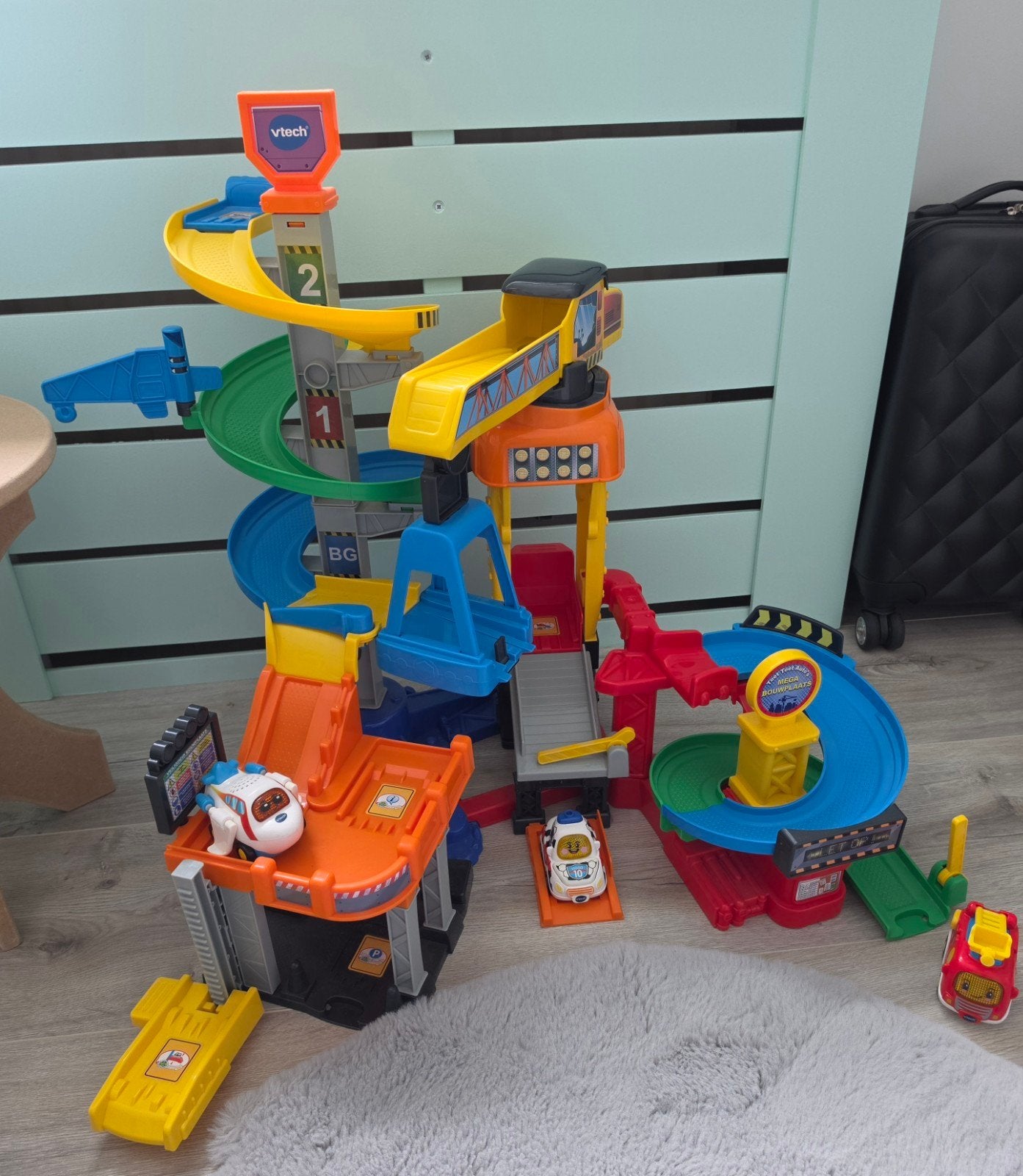VTech Toet Toet Auto's Mega Bouwplaats, Kinderen en Baby's, Speelgoed | Vtech, Ophalen of Verzenden, Gebruikt, 6 maanden tot 2 jaar