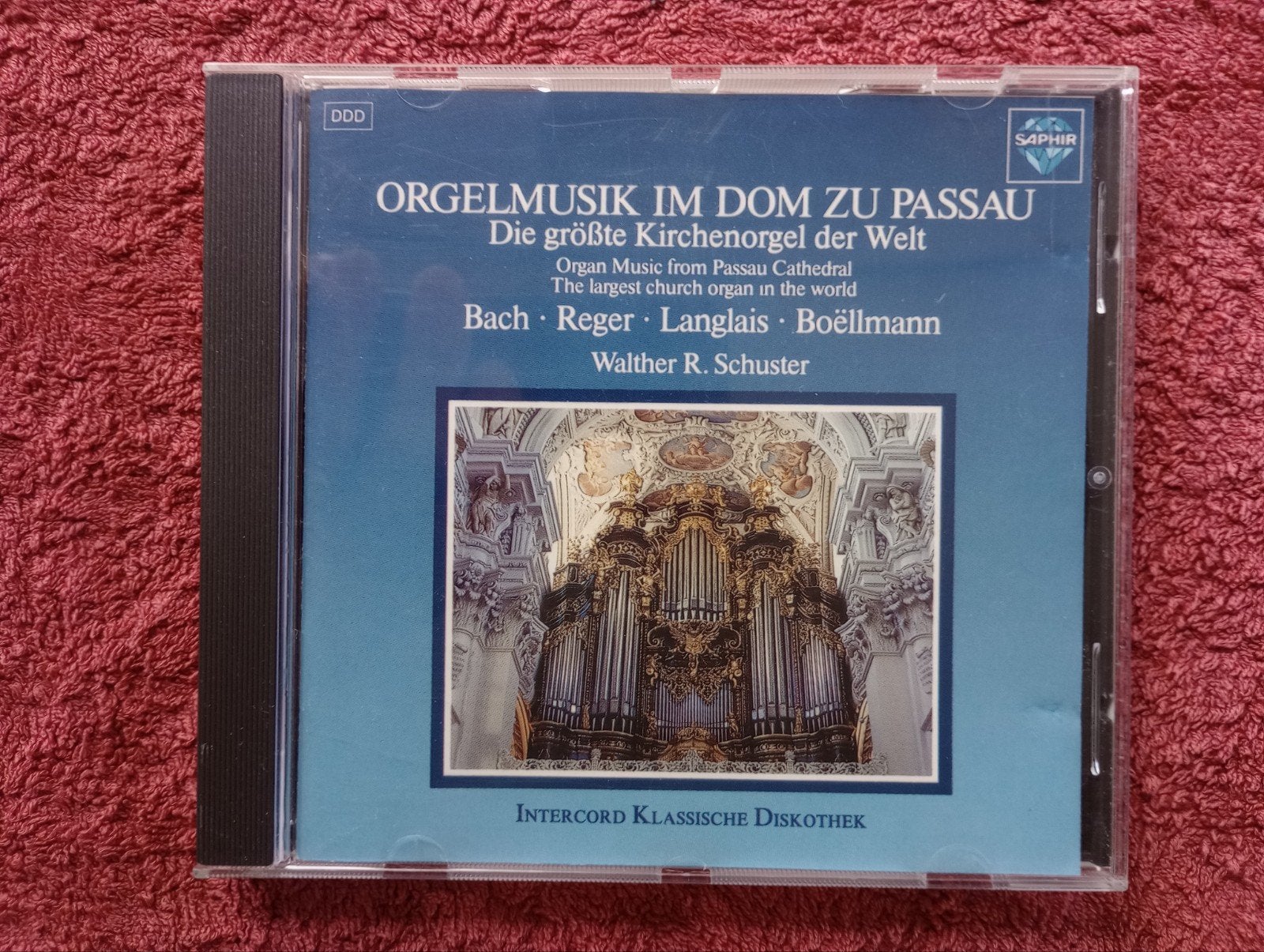 Orgelmusik im Dom zu Passau - Walther R. Schuster, Ophalen of Verzenden, Romantiek, Gebruikt, Overige typen