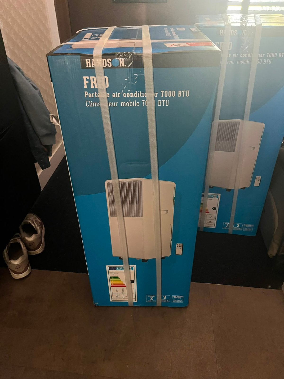 Handson Draagbare Airco 7000 BTU, Ophalen, Minder dan 60 m³, 3 snelheden of meer, Zo goed als nieuw