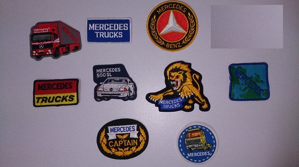 Mercedes Trucks auto vrachtwagen logo patches embleem, Verzamelen, Ophalen of Verzenden, Nieuw, Auto's