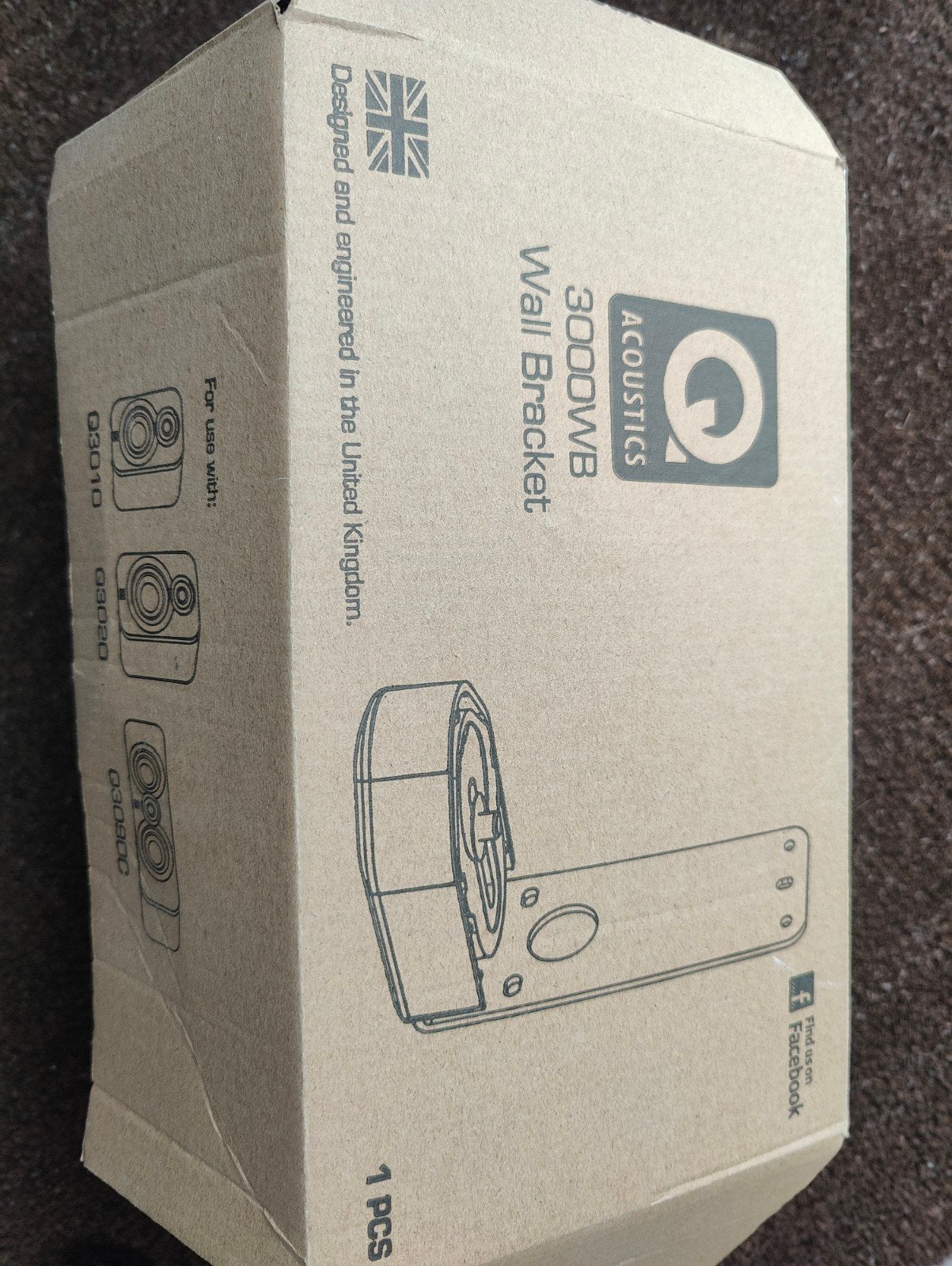 Q Acoustics 3000WB Muurbeugel voor luidsprekers (paar), Ophalen of Verzenden, Zo goed als nieuw