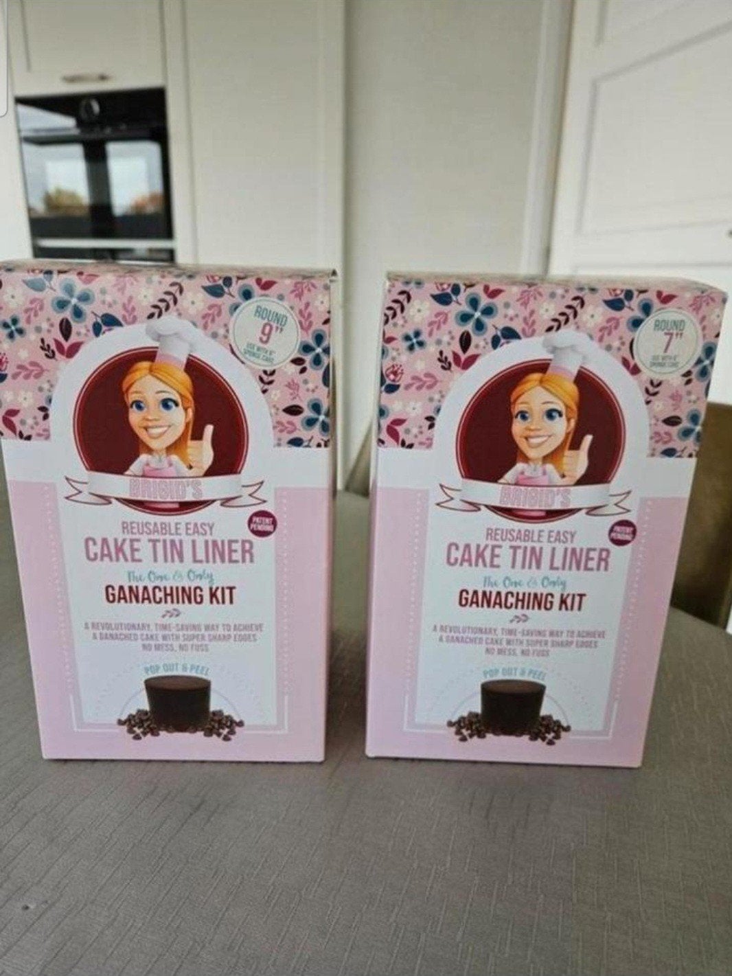 Brigid's cake tin liner, taart coating - en ganache kit 2 x, Huis en Inrichting, Ophalen of Verzenden
