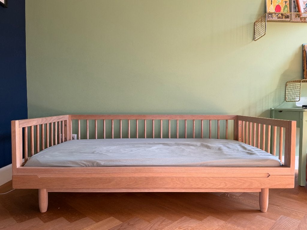 Kinderbed Nobodinoz, Kinderen en Baby's, Ophalen, Zo goed als nieuw, 140 tot 160 cm, 70 tot 85 cm