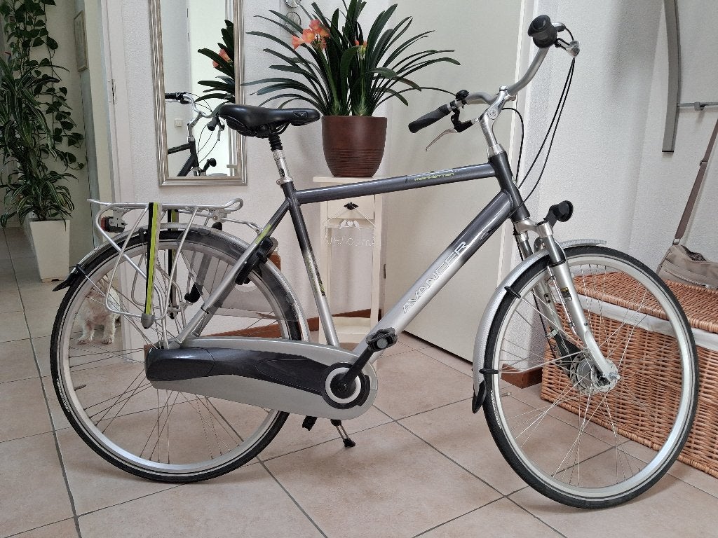 Avancer Manhattan herenfiets 57 cm, Fietsen en Brommers, Fietsen | Dames | Damesfietsen, 56 cm of meer, Zo goed als nieuw, Trommelrem