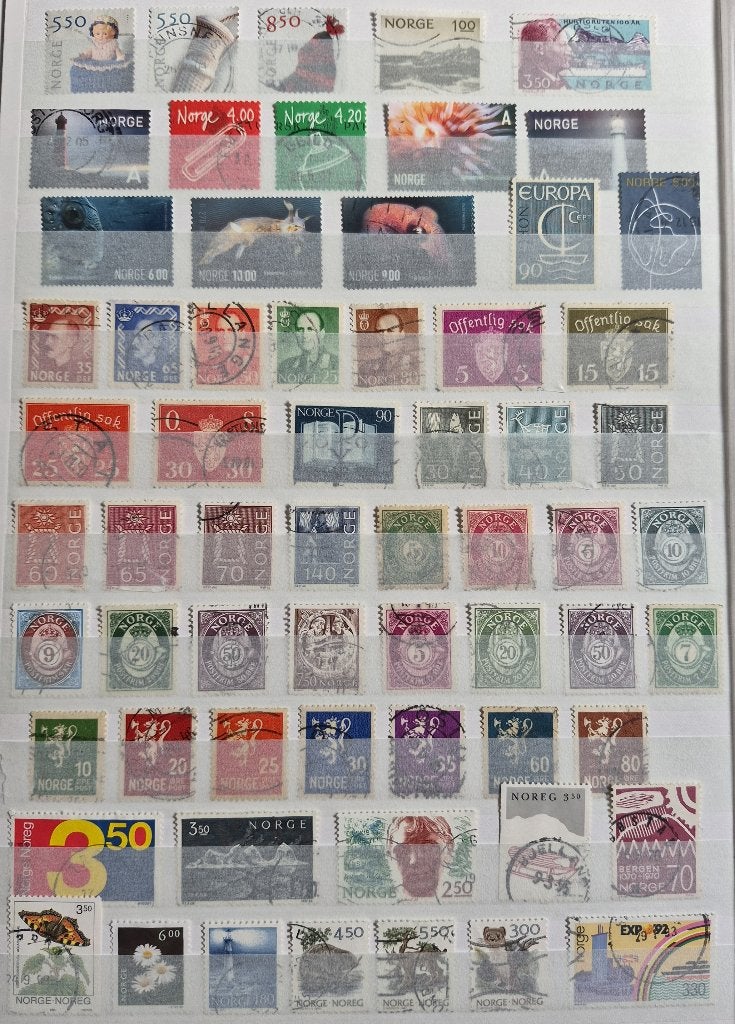 POSTZEGELS NOORWEGEN GESTEMPELD, Verzenden, Noorwegen, Gestempeld