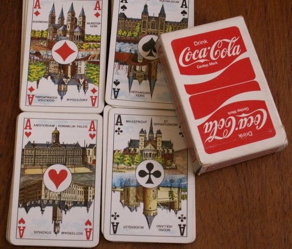 Coca-Cola kaartspel speelkaarten met Coca Cola witte wave, Ophalen of Verzenden, Nieuw