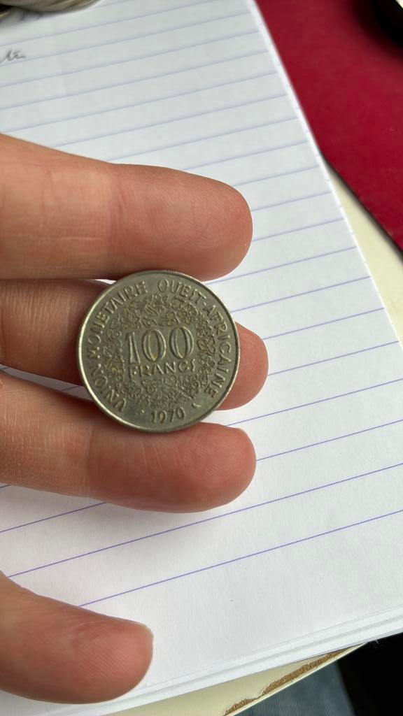 West afrikaanse staten 100 francs 1970, Ophalen of Verzenden, Overige landen