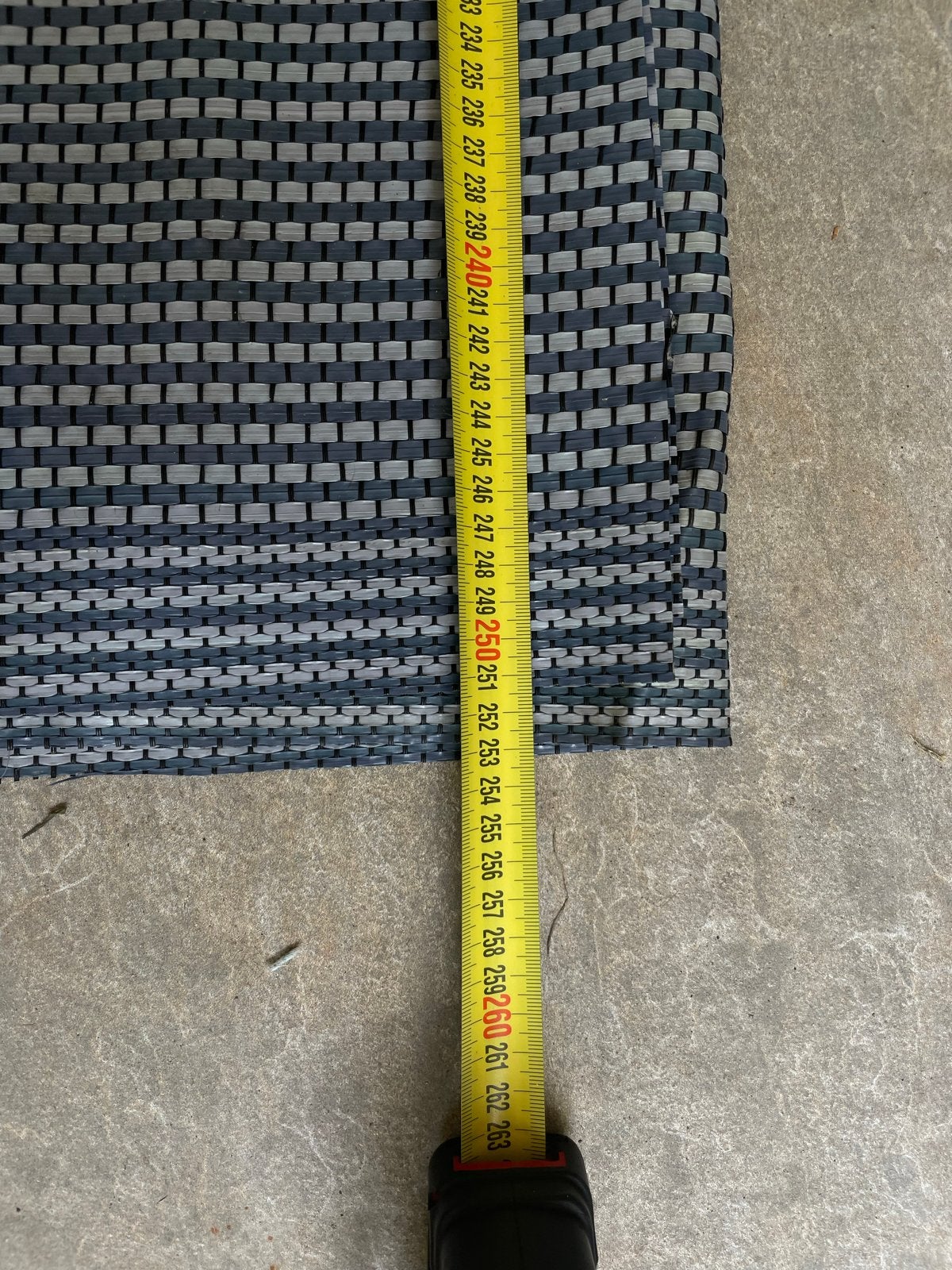 Camping kleed 250x368 – voortent / caravan – netjes, Ophalen of Verzenden, Gebruikt