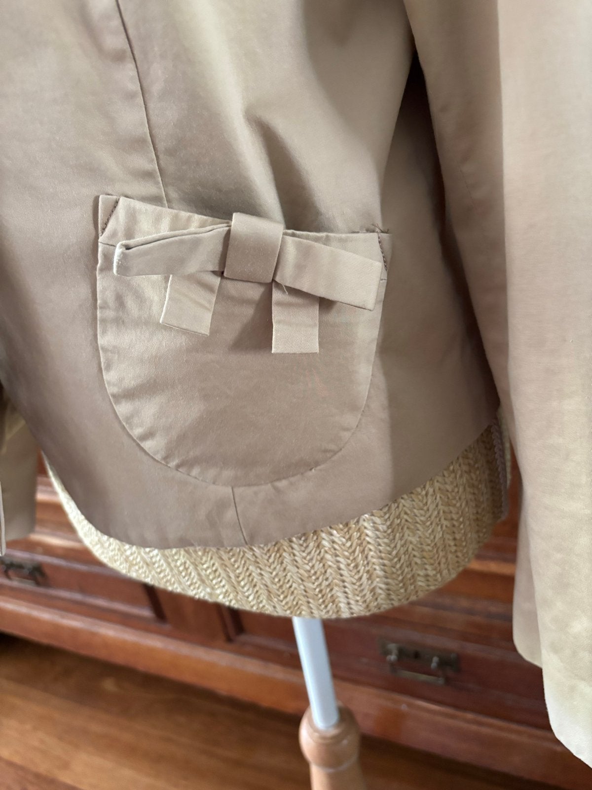 Giovane San Martino Jasje Maat 42 Beige, Kleding | Dames, Beige, Maat 42/44 (L), Ophalen of Verzenden, Zo goed als nieuw