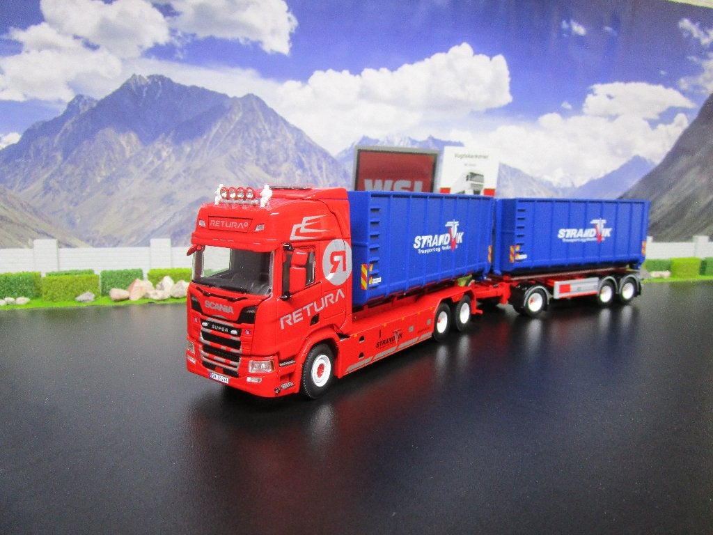nieuw wsi retura scania r container 2x 40m3, Ophalen of Verzenden, Nieuw, Bus of Vrachtwagen, Wsi